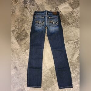 Express Dark Blue Women's Skinny Jeans